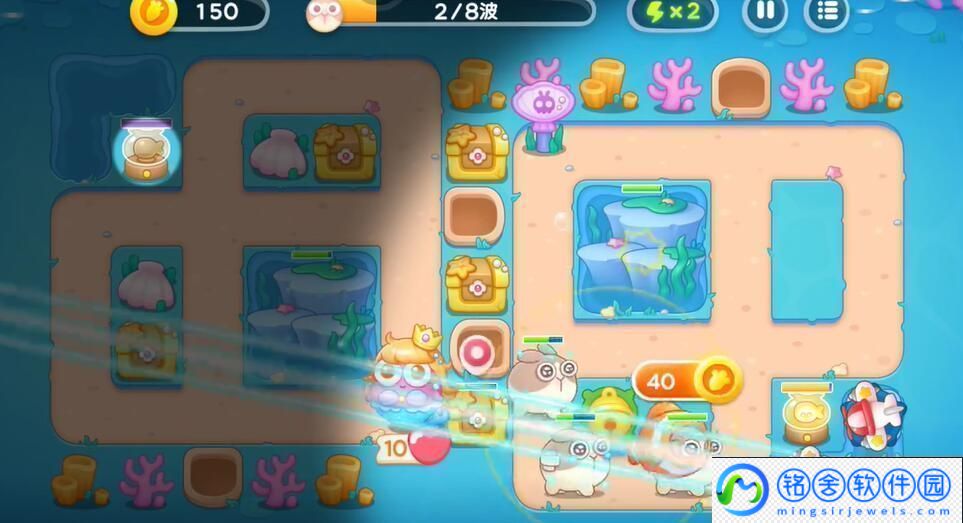 保卫萝卜4海的闺女第58关怎么完美通关