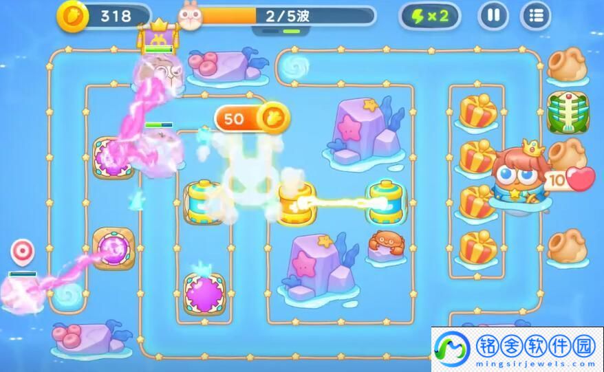 保卫萝卜4海的闺女第61关怎么过