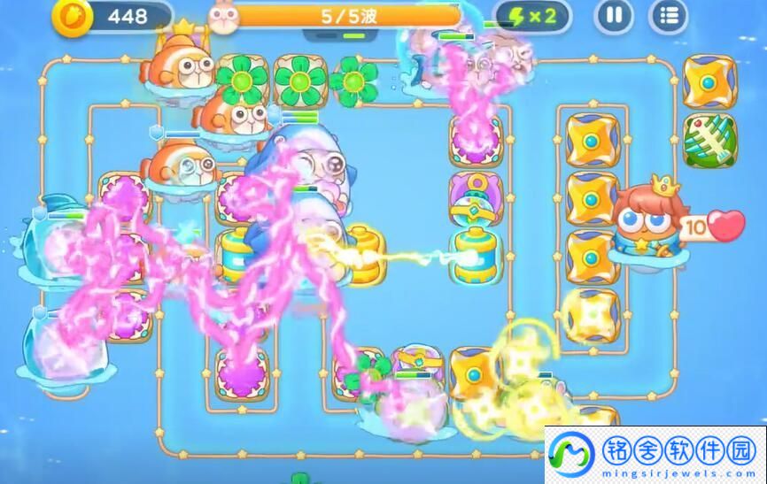 保卫萝卜4海的闺女第61关怎么过