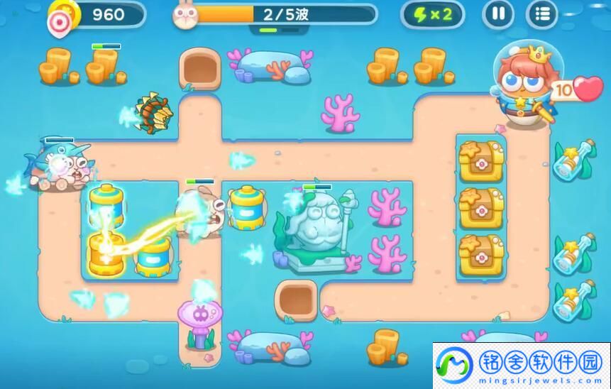 保卫萝卜4海的闺女第61关怎么过