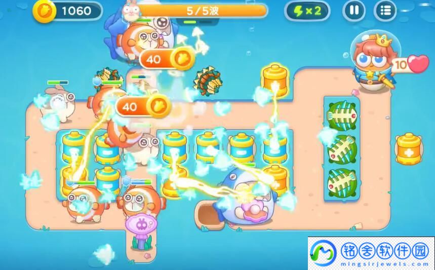 保卫萝卜4海的闺女第61关怎么过