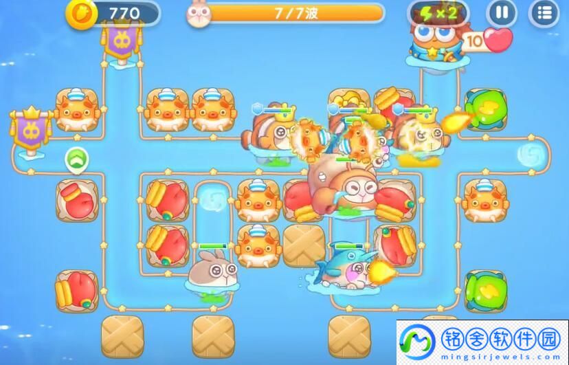 保卫萝卜4海的闺女第62关怎么过
