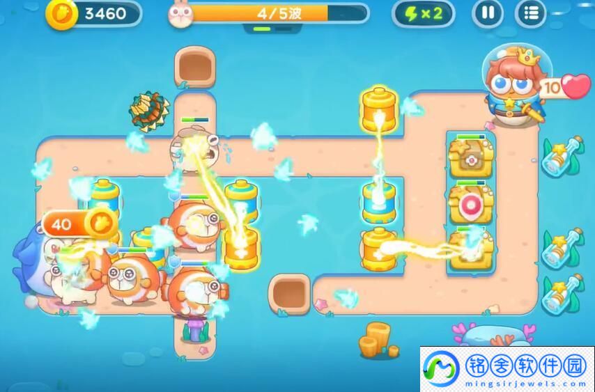 保卫萝卜4海的闺女第61关怎么过