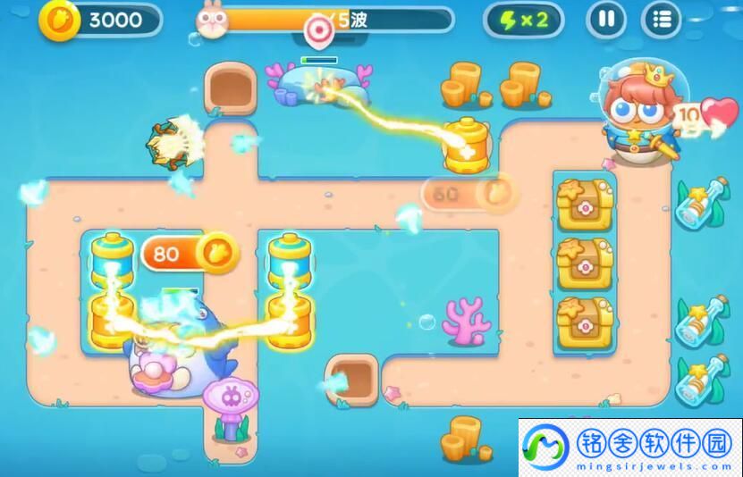 保卫萝卜4海的闺女第61关怎么过