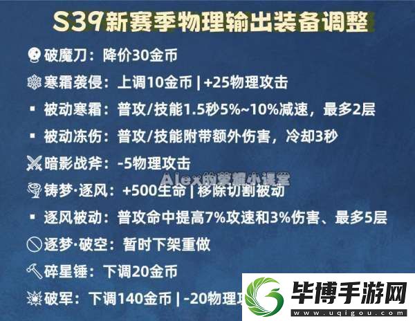 新赛季暴击装备大改