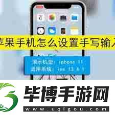 苹果12手写输入在哪里设置
